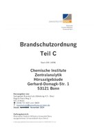 Brandschutzordnung Teil C