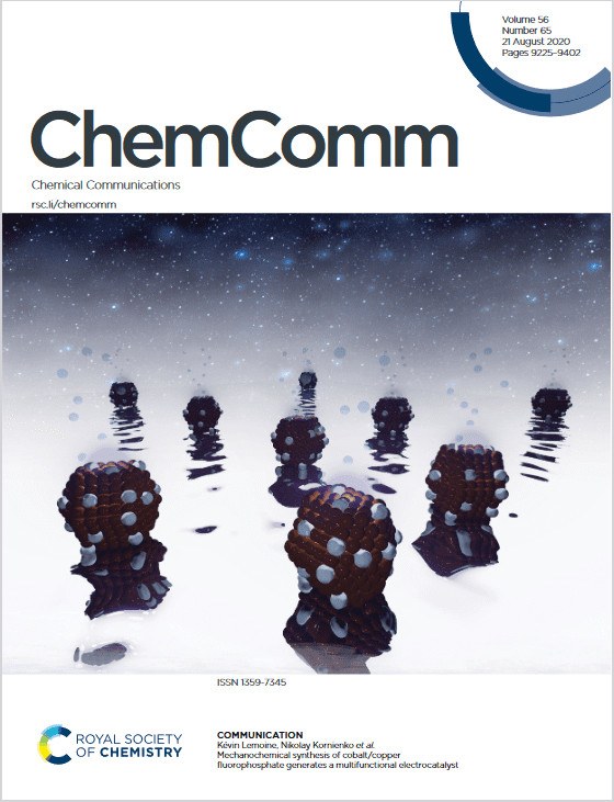 48 ChemComm - issue 65, 9225-9402 - Aug 21, 2020