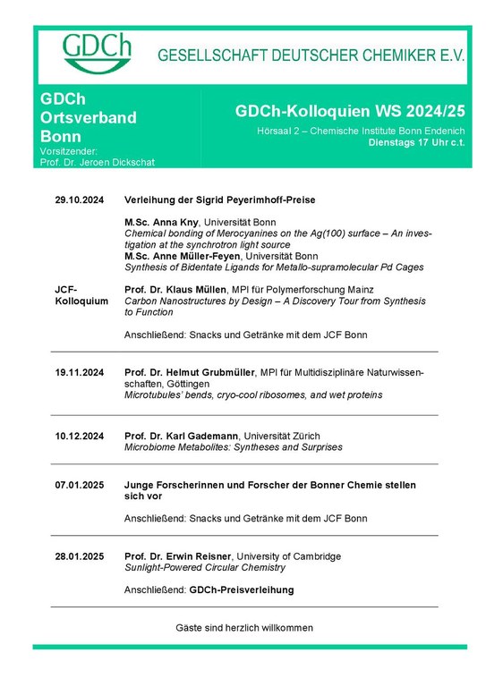 GDCh Programm 2024-25