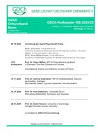 GDCh Programm 2024-25