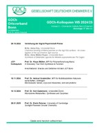 GDCh Programm 2024-25